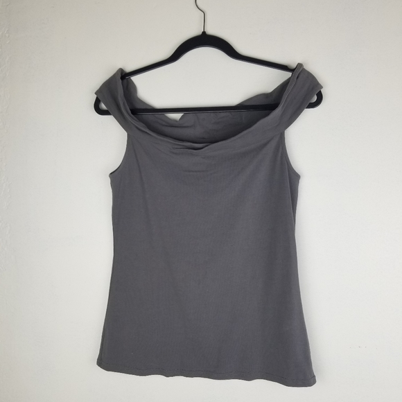 Modcloth Gray Seasoned Sophisticate Tank Top - Picture 2 of 7